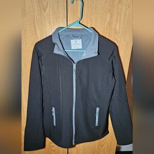 Top of the World Black and Gray Fleece Jacket